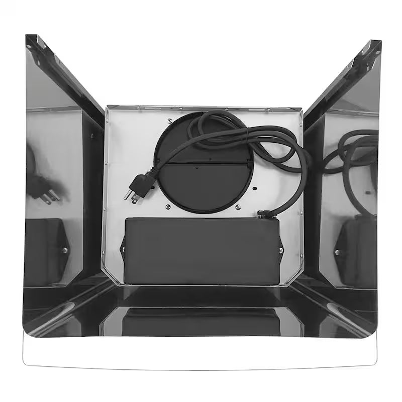 30 in. Stainless Steel Ductless Wall Mount Range Hood with Carbon Filter Kit A136446