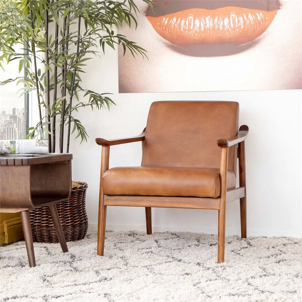 Leather Arm Chair D569