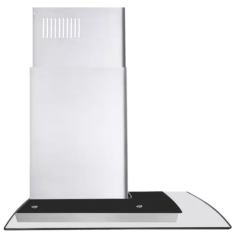 30 in. Stainless Steel Ductless Wall Mount Range Hood with Carbon Filter Kit A136446