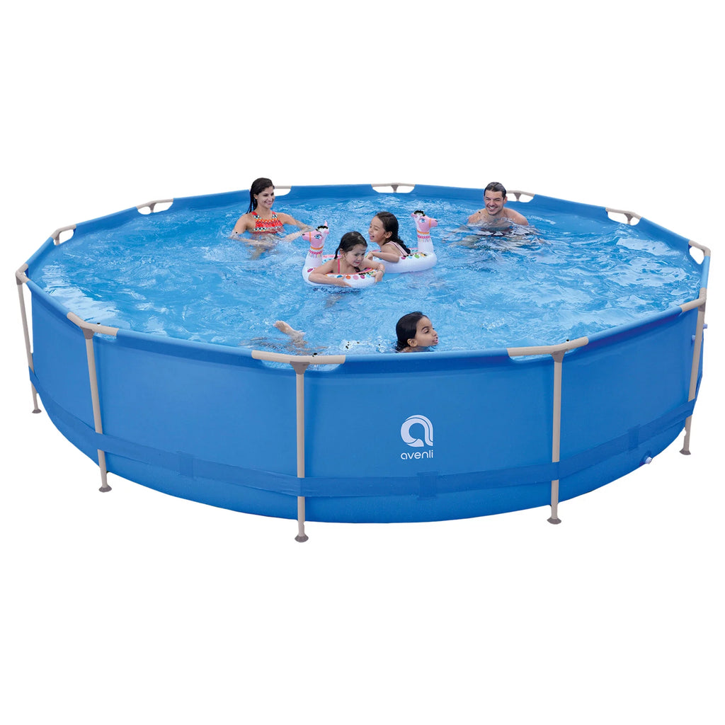 15 Foot x 36 Inch Steel Frame Above Ground Swimming Pool N4277
