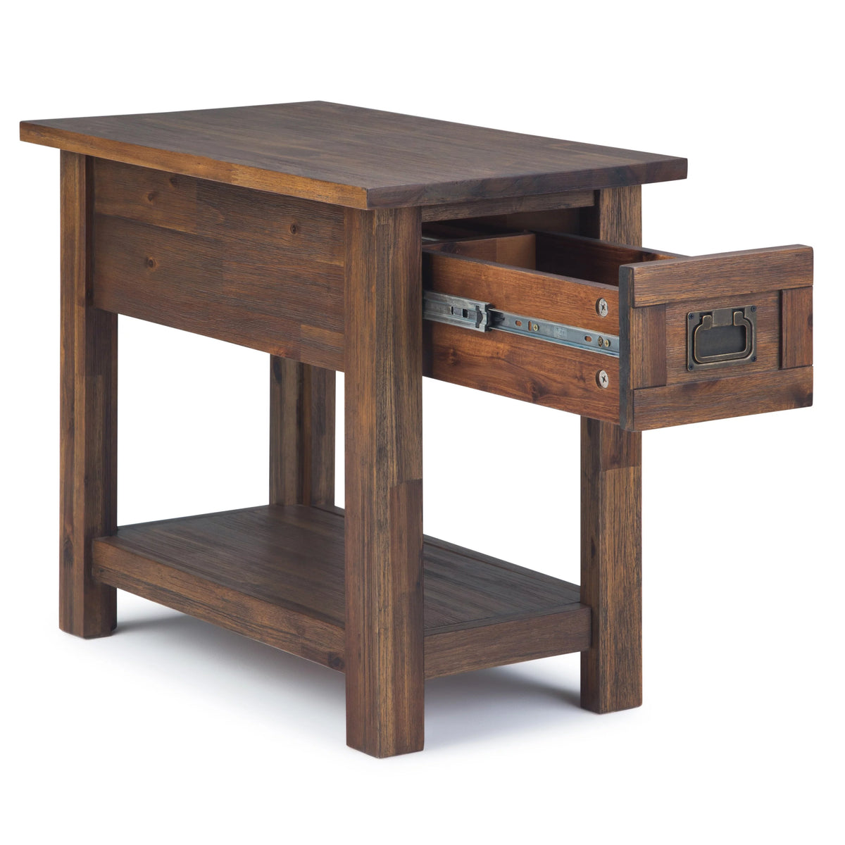 14 inch Wide Rustic Narrow Side Table Y604485