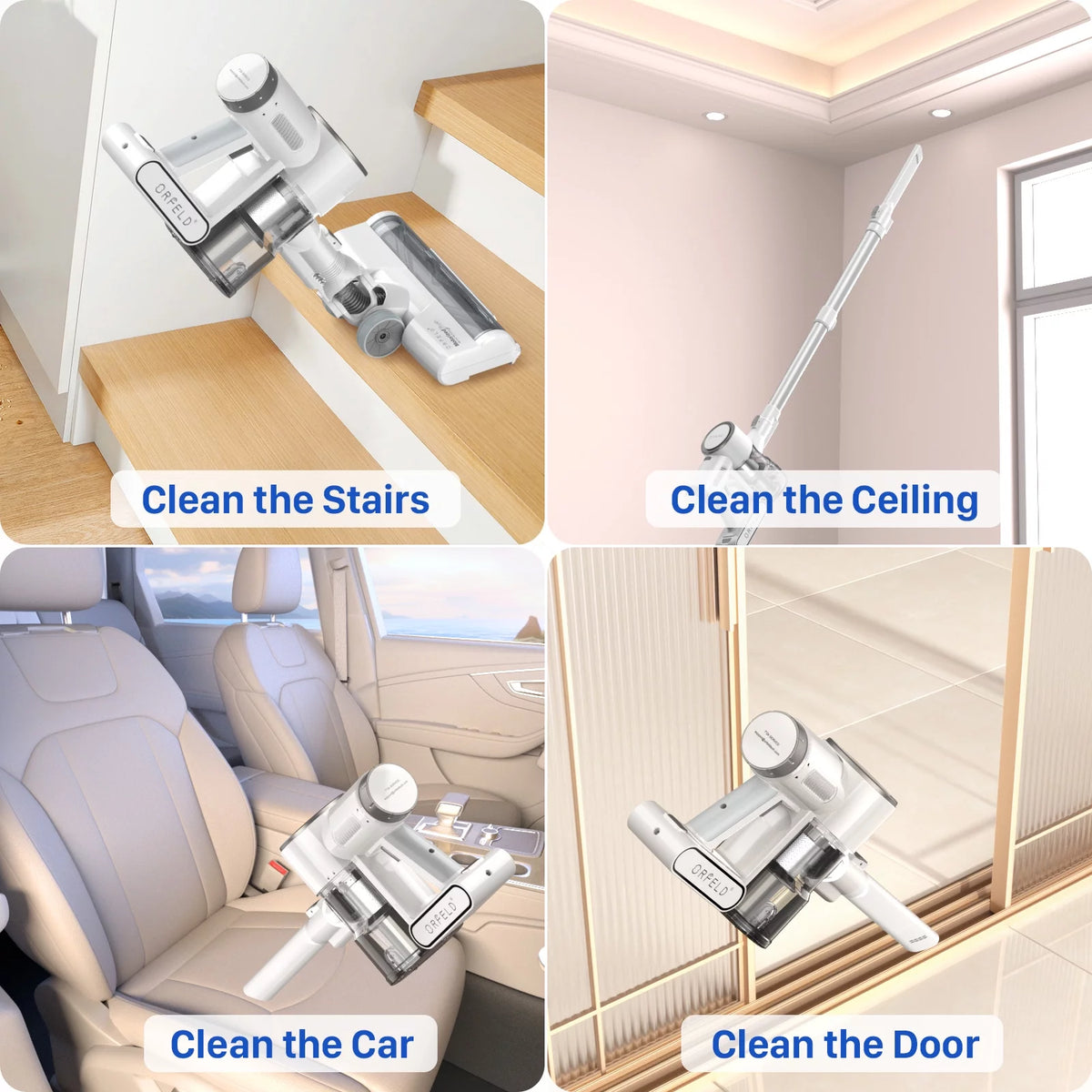 Cordless Vacuum Cleaner 20000Pa 2 in 1 L78461