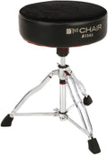Black Round Drum Throne with Cloth Top Seat M35459