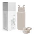 32oz Insulated Stainless Steel Water Bottle with Straw and Chug Lid E65778