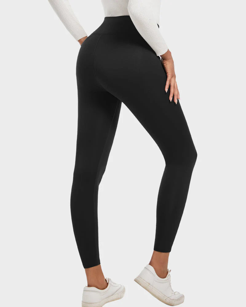 High Waist Fleece Lined Leggings T7252