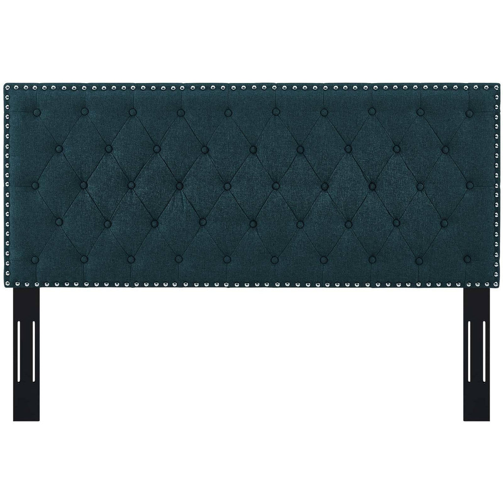 King and California King Upholstered Linen Fabric Headboard Z632