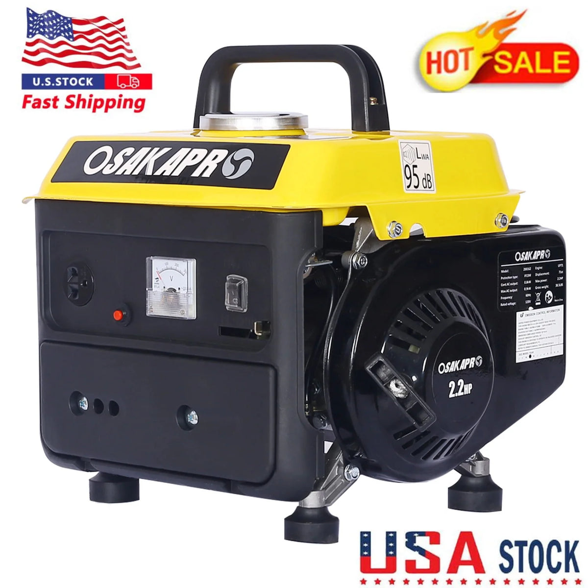 Portable Gas Powered Generator J63164