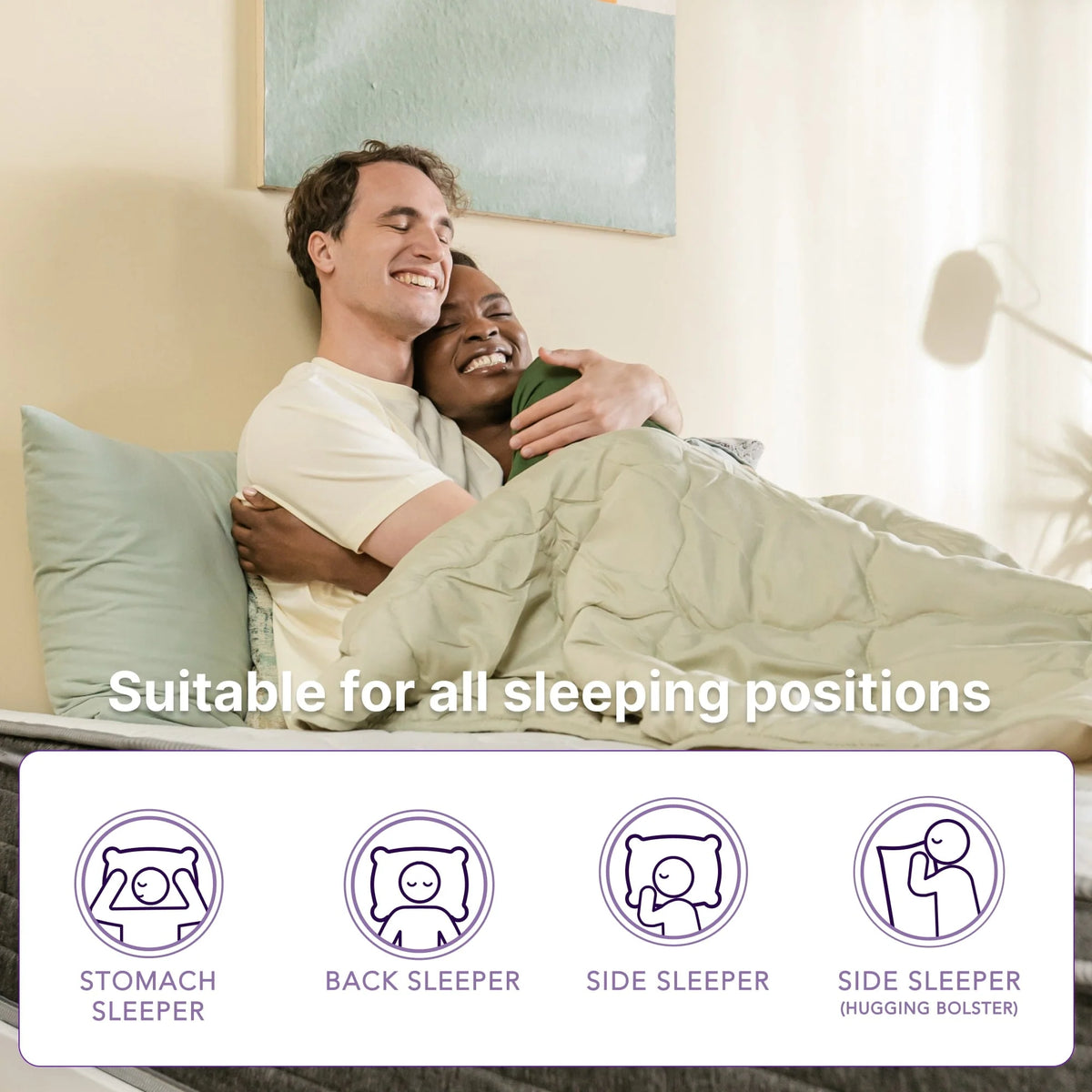 Twin XL Size Hybrid Memory Foam Pocket Spring Mattress I61169