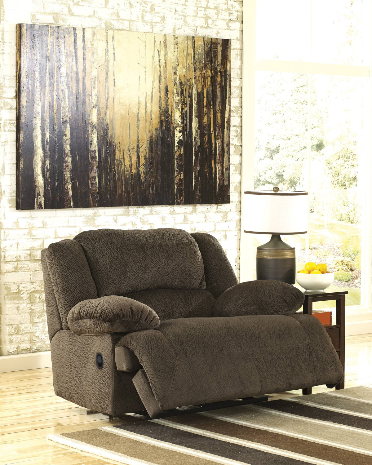Chocolate Zero Wall Wide Seat Recliner T781