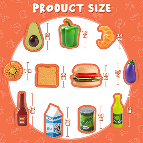 135 Pieces Play Food Set Q2320
