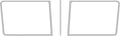 Stainless Steel 3 Piece Windshield Trim R977648
