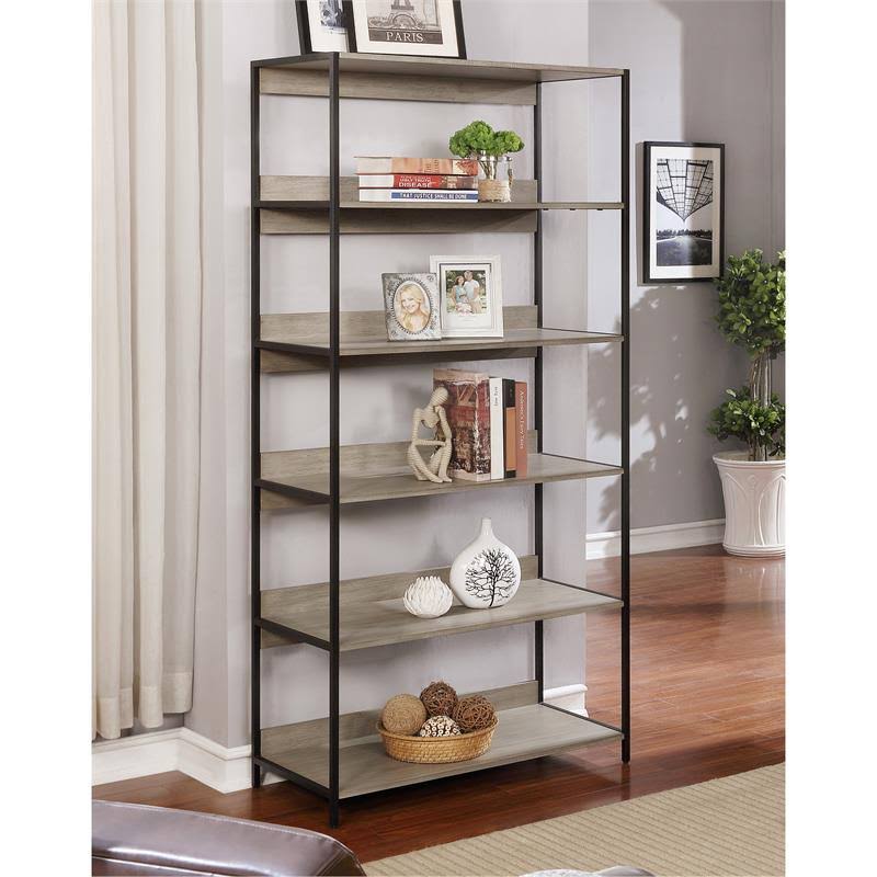 Sand Gray 6-Layer Bookshelf M158957