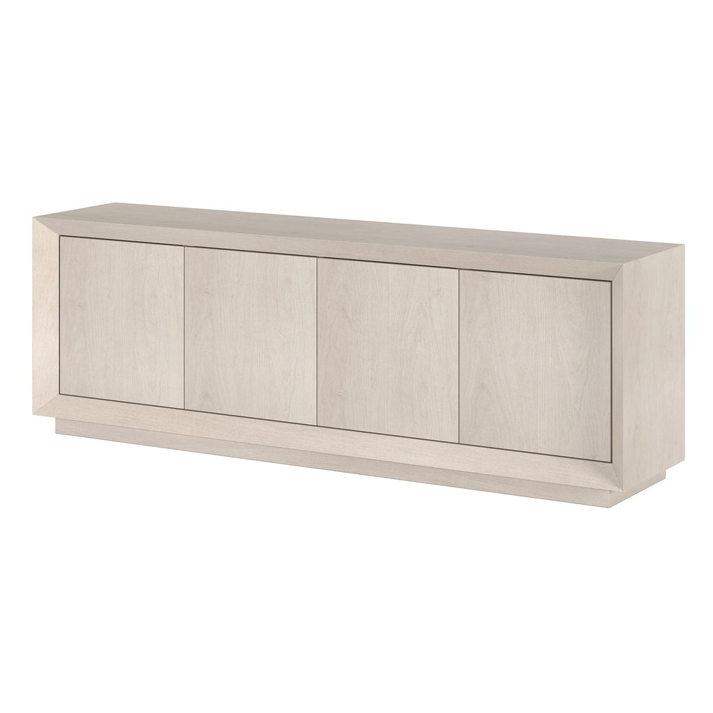 White Rectangular TV Stand G58904