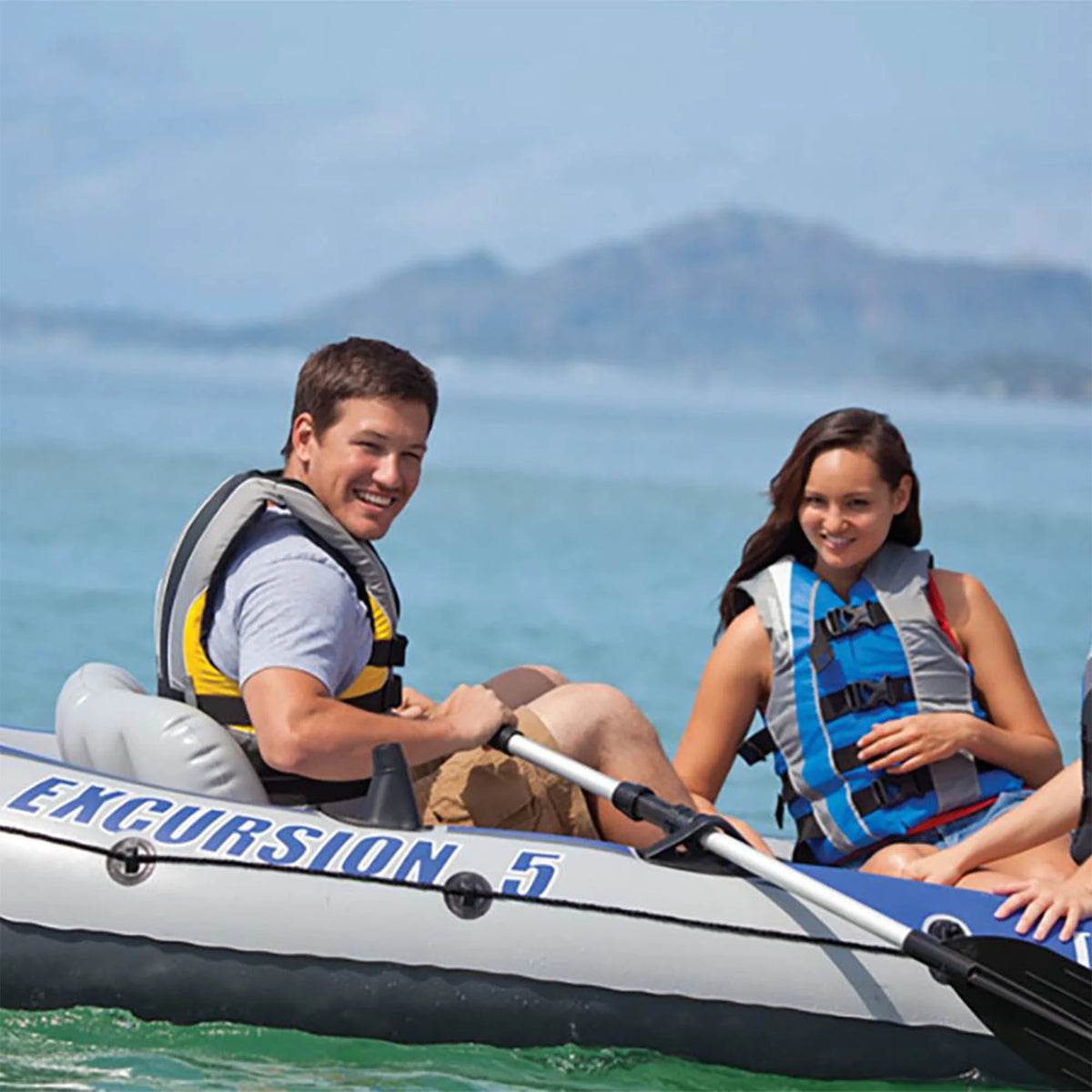 5 Person Inflatable Fishing Boat with Motor Mount D341940