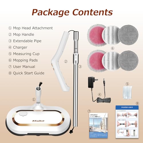 Cordless Electric Spin Mop with Sprayer N94209