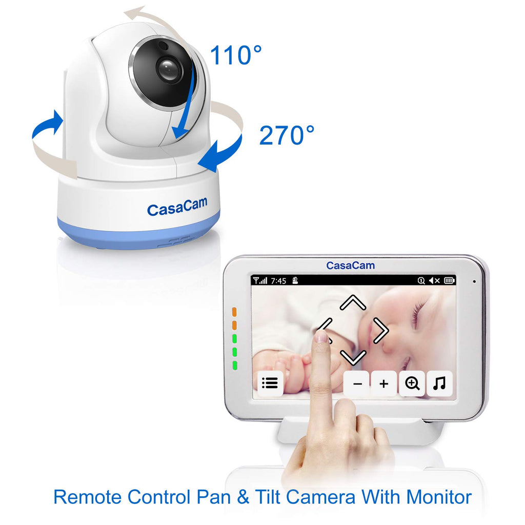 Video Baby Monitor with 5 Touchscreen and Pan & Tilt Camera C5345