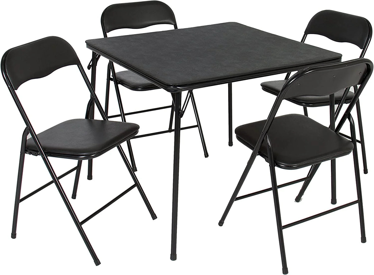 5PC Folding Table & Chairs Portable Dining Set T737