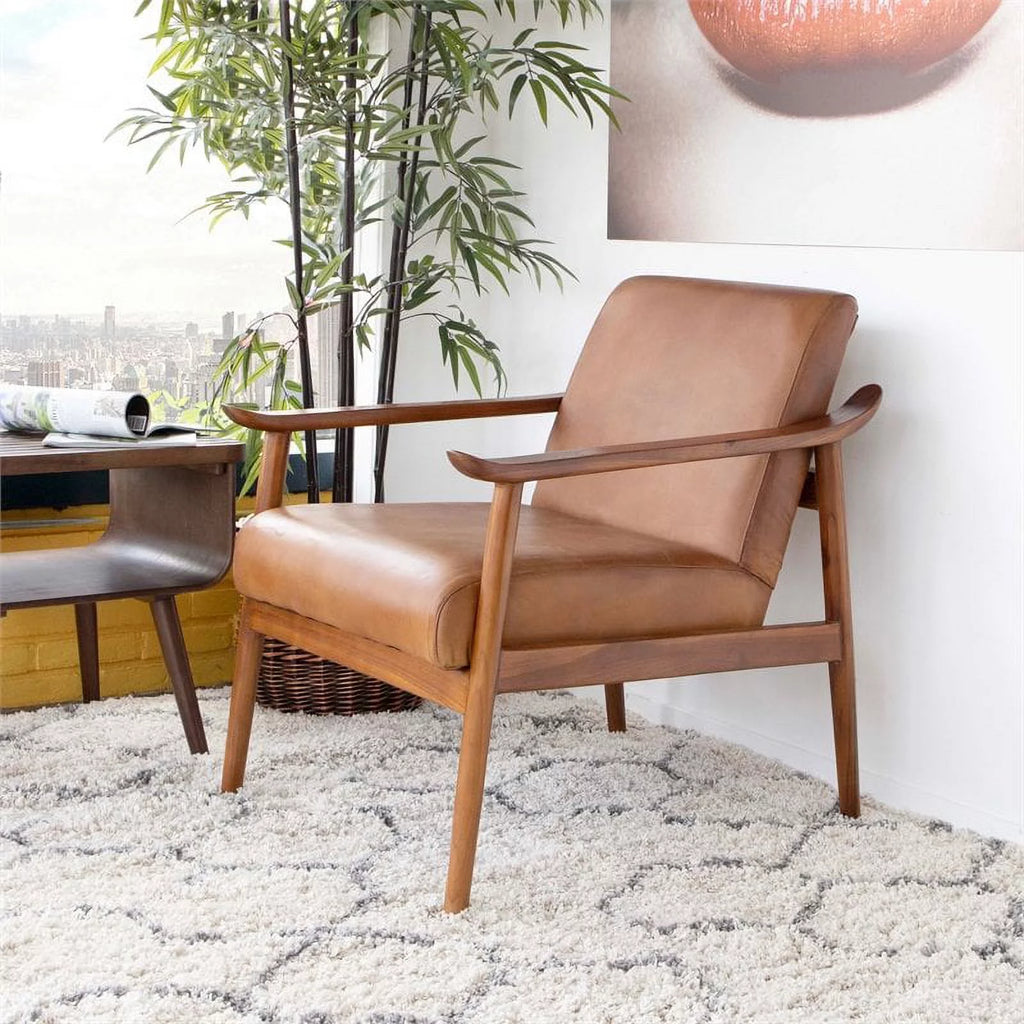Leather Arm Chair D569