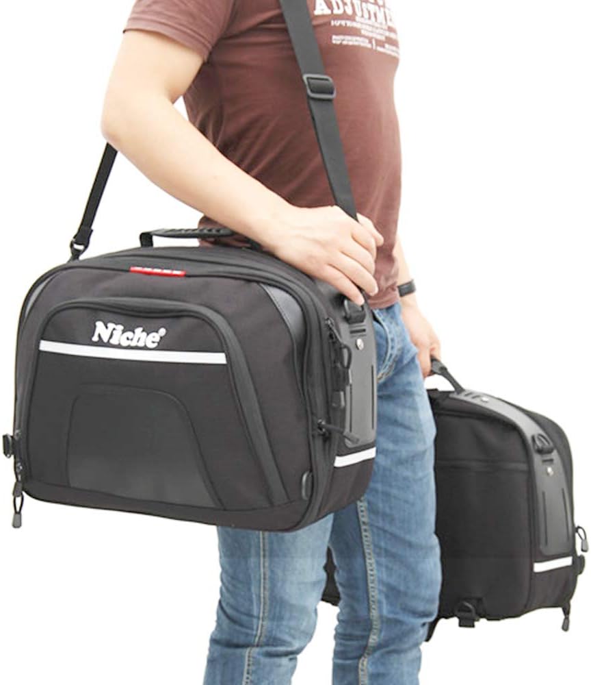Motorcycle Saddlebags with Universal Mounting System T10674