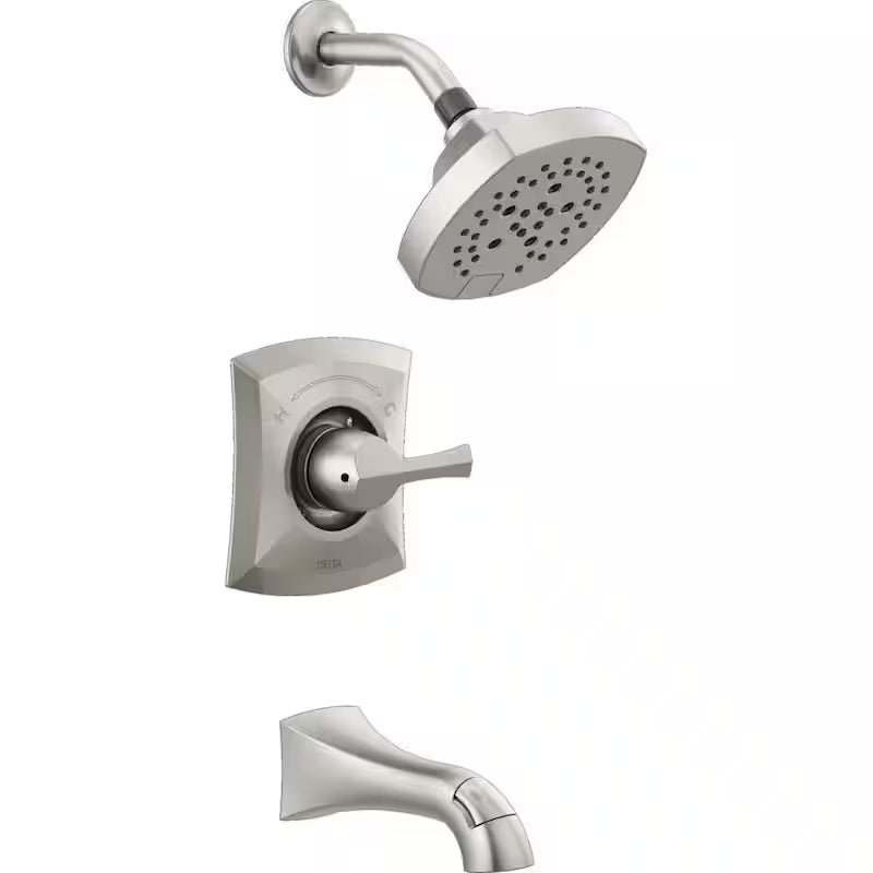 Single-Handle 5-Spray Tub and Shower Faucet Brushed Nickel T4422