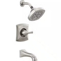 Single-Handle 5-Spray Tub and Shower Faucet Brushed Nickel T4422