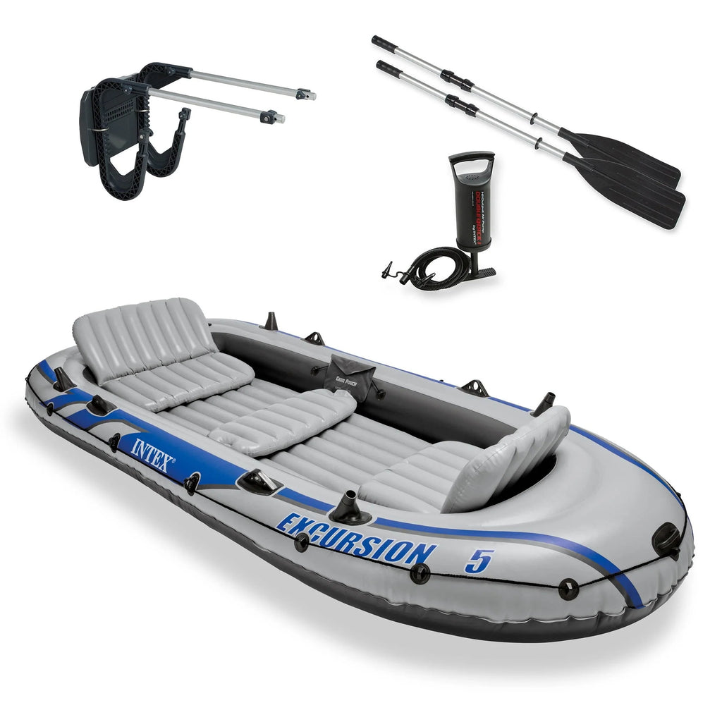 5 Person Inflatable Fishing Boat with Motor Mount D341940