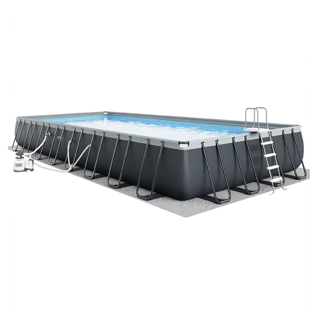 Rectangular Above Ground Swimming Pool Set Q23704