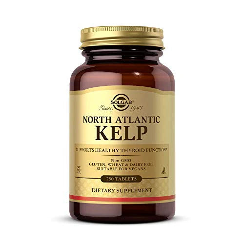 Kelp 250 Tablets Gluten Free Dairy Free Kosher D68941