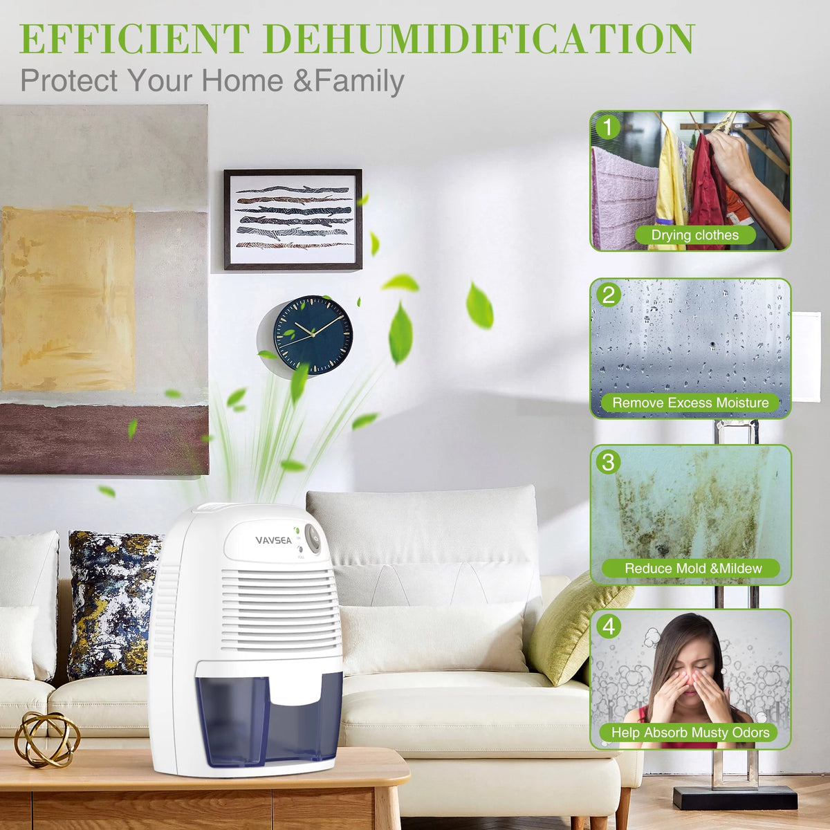 Electric Dehumidifier with Auto Shut off G286