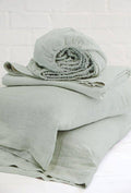 Sage Linen Twin Sheet Set V41936