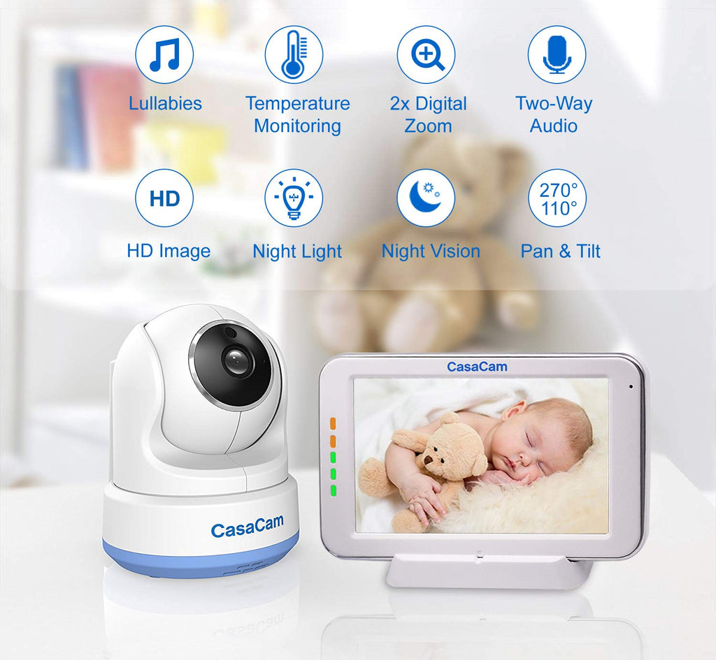 Video Baby Monitor with 5 Touchscreen and Pan & Tilt Camera C5345