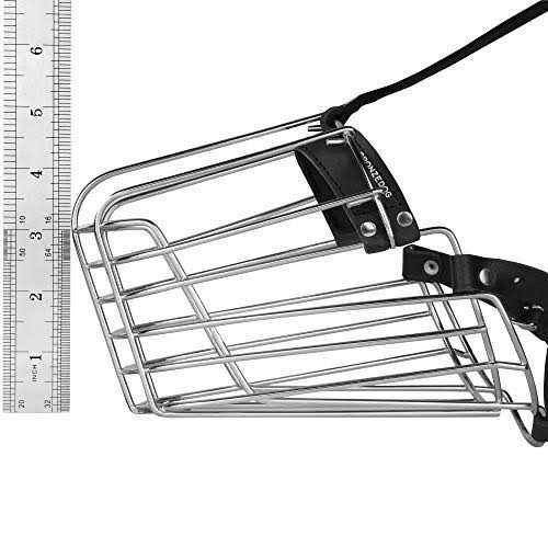 Dog Muzzle Wire Basket Metal Mask for Medium Large Dogs B586