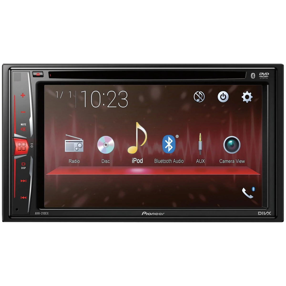 6.2 Double-DIN In-Dash Car Stereo DVD Receiver with Bluetooth V314
