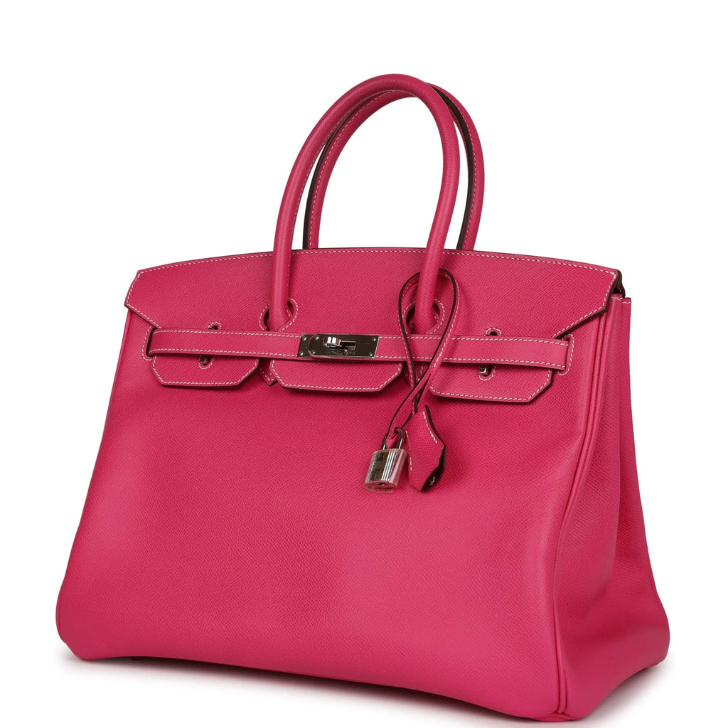 Pre-owned Rose Tyrien Epsom Leather Handbag C9753