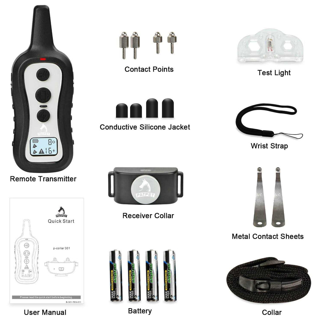 Remote Dog Bark Control Training Shock Collar I8151