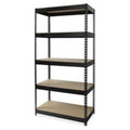 Black Riveted Steel Shelving 36 in. x 18 in. x 72 in. U135927