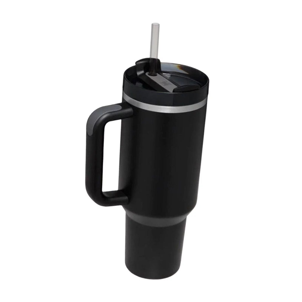 40oz Tumbler with Handle Lid and Straw D39364