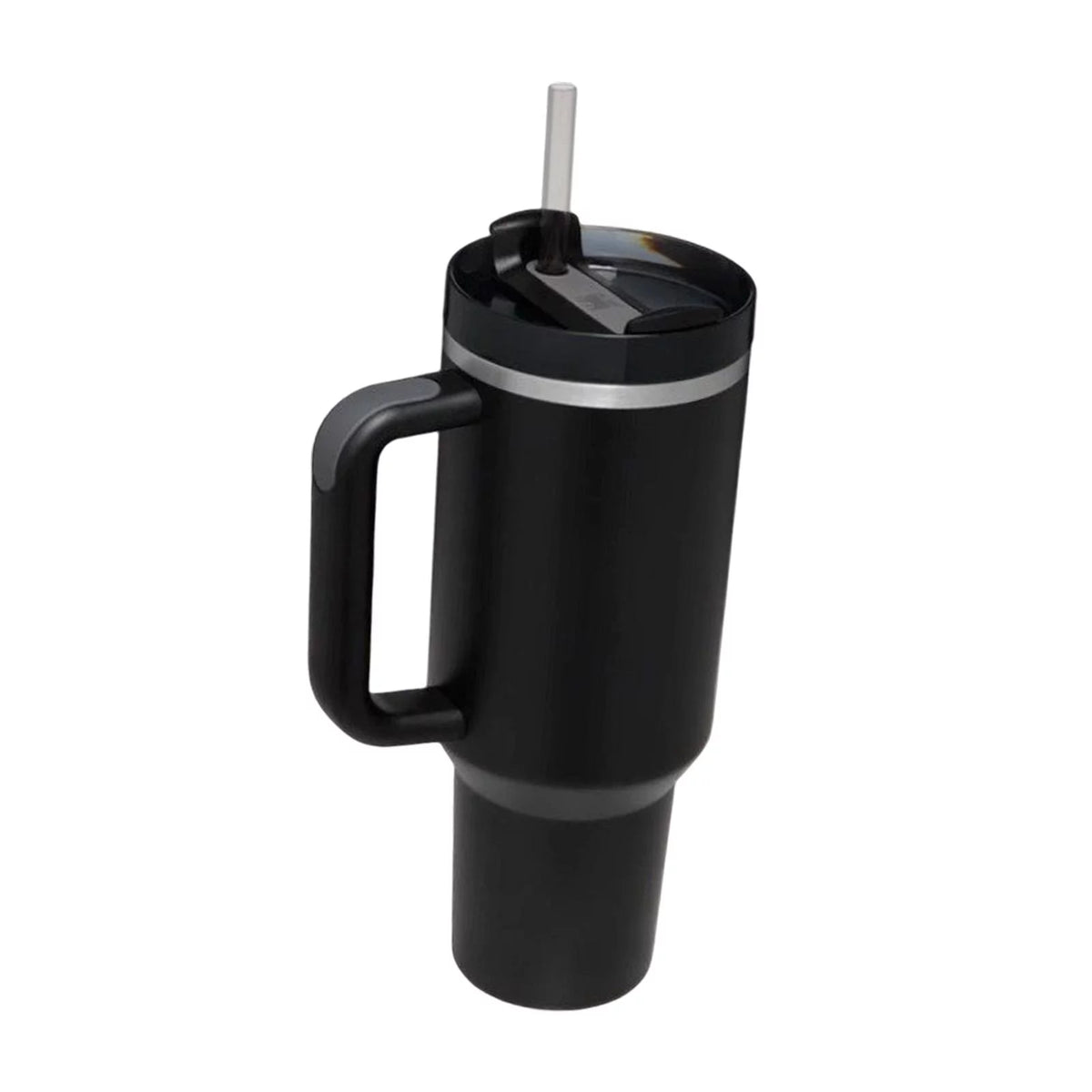 40oz Tumbler with Handle Lid and Straw D39364