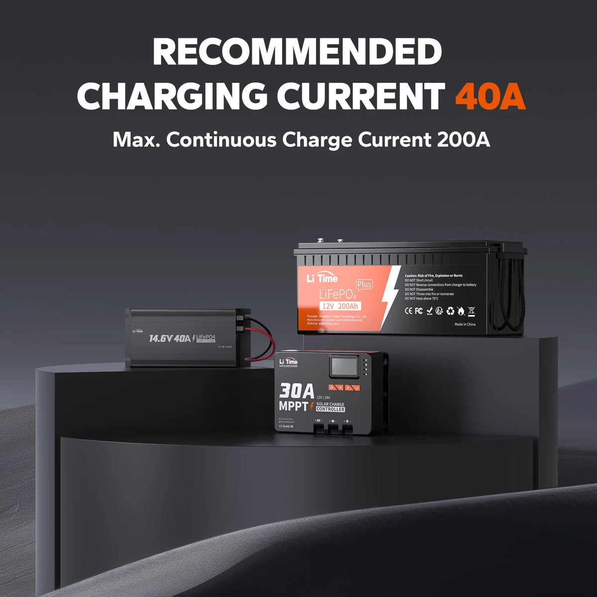 12V 200Ah Lithium LiFePO4 Battery V187189