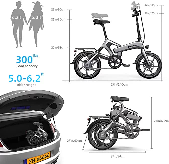 Folding Electric Bike 400W 48V 12.8AH N297484