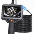 Handheld Borescope 4.3'' HD 1080P Endoscope with 50ft Semi-Rigid Cable I7202
