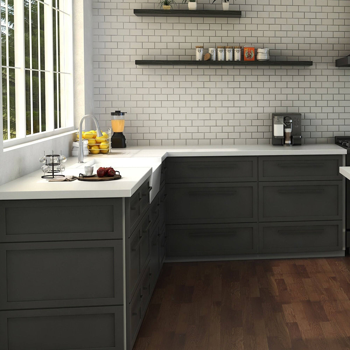 Brushed Nickel Kitchen Faucet V149