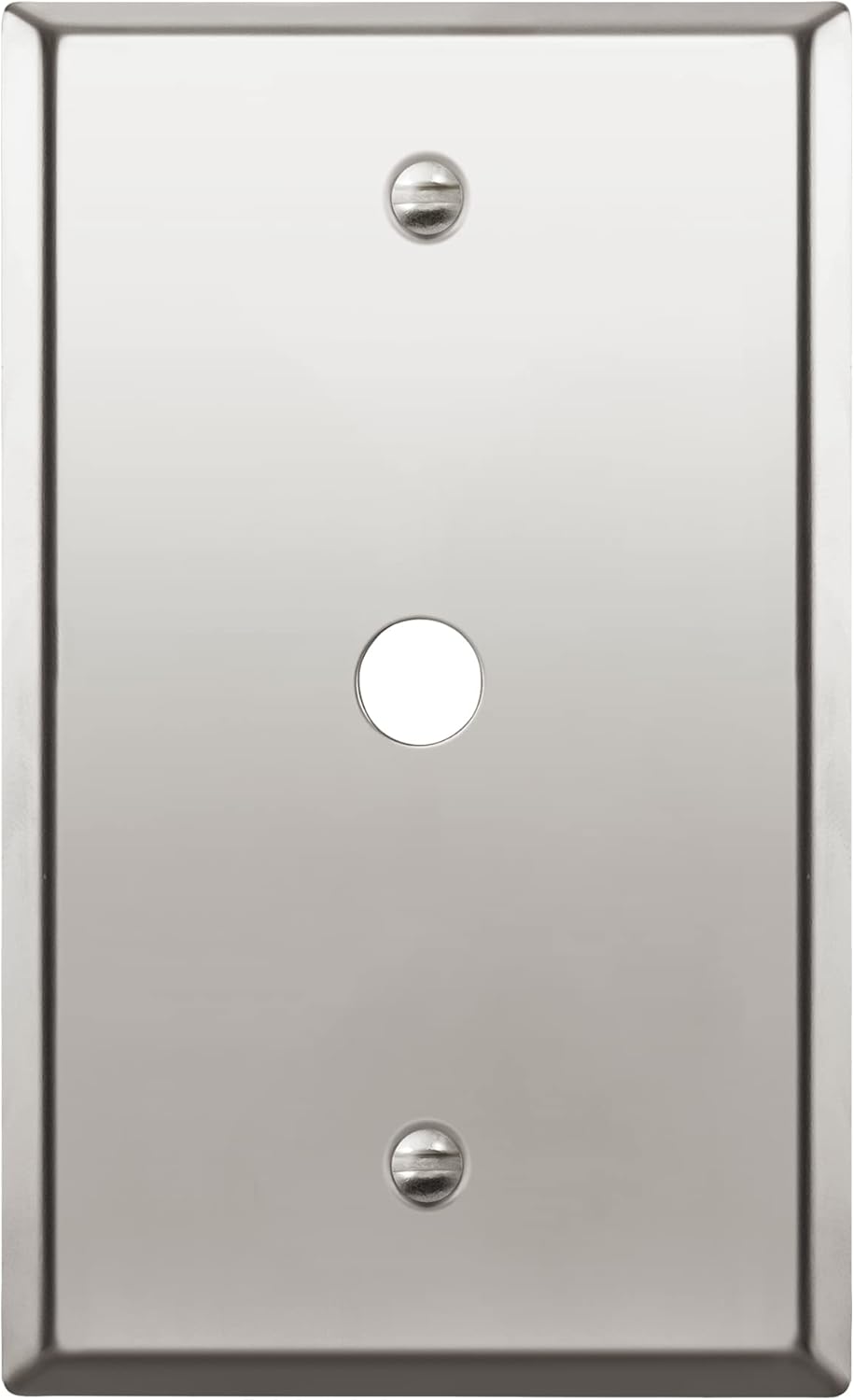1-Gang Stainless Steel Metal Wall Plate D6795