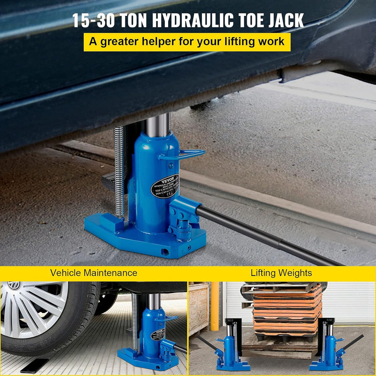 15 Ton Hydraulic Toe Jack A152