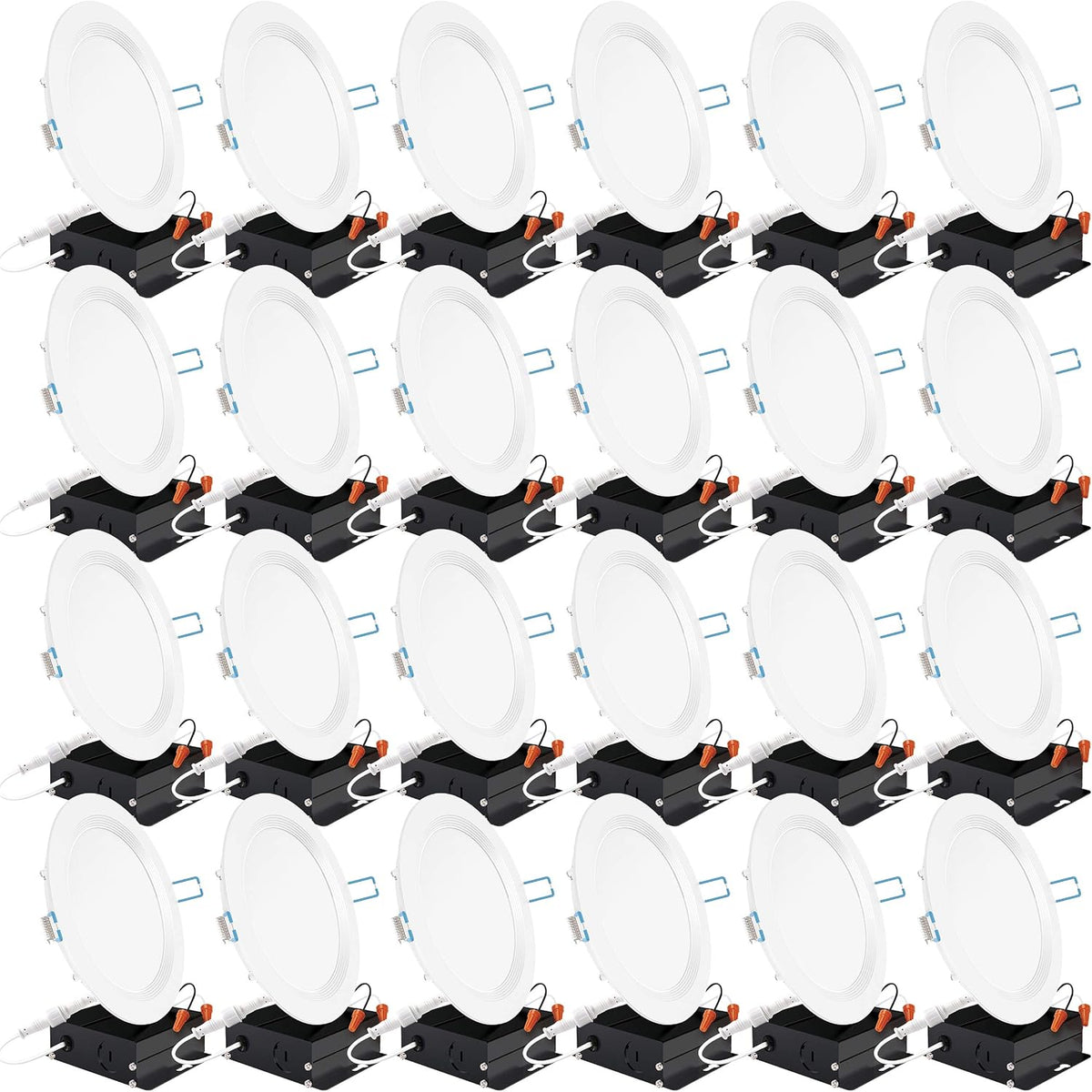 24 Pack 4 Inch Ultra Thin LED Recessed Ceiling Lights F328559