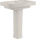 White Pedestal Sink U543113