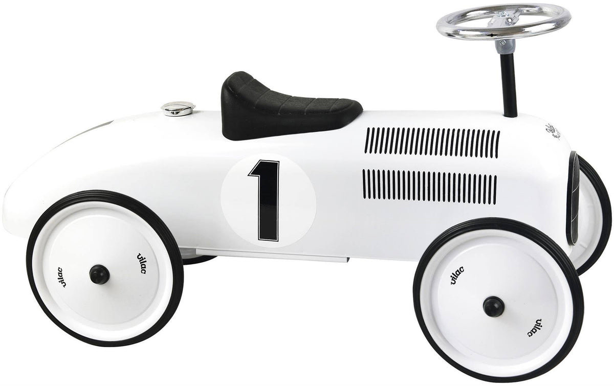 Metal Ride-On Car White H230