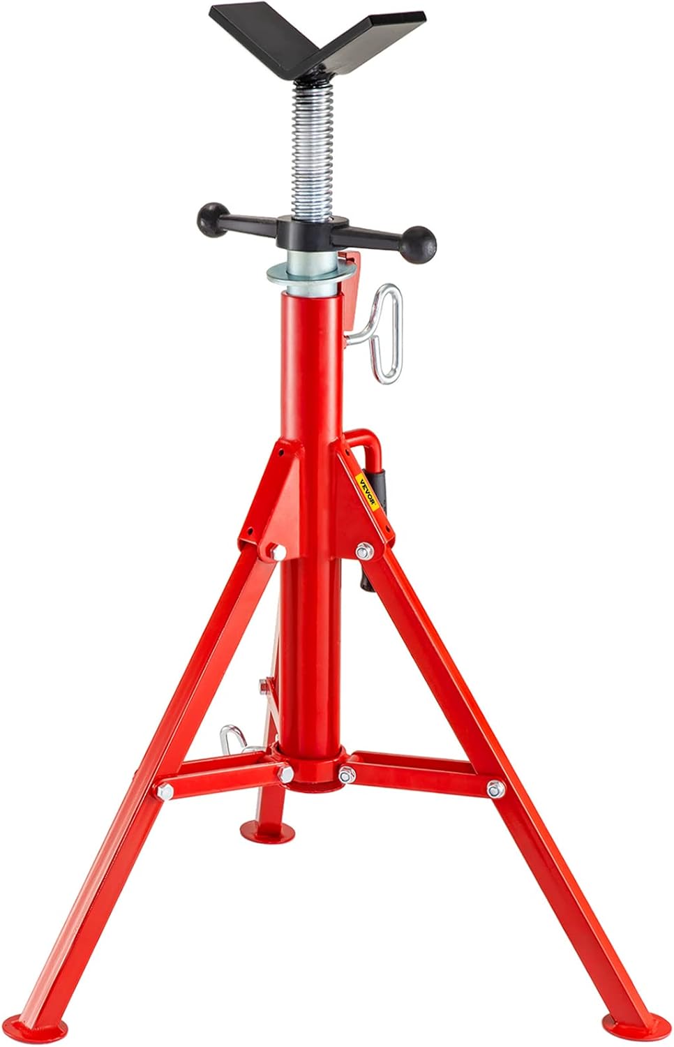 Adjustable Folding Steel Pipe Stands 28-52 Inch 2500 LB Pack of 2 I84309
