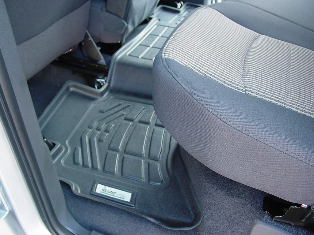Black Front & Second Row Floor Mats I342