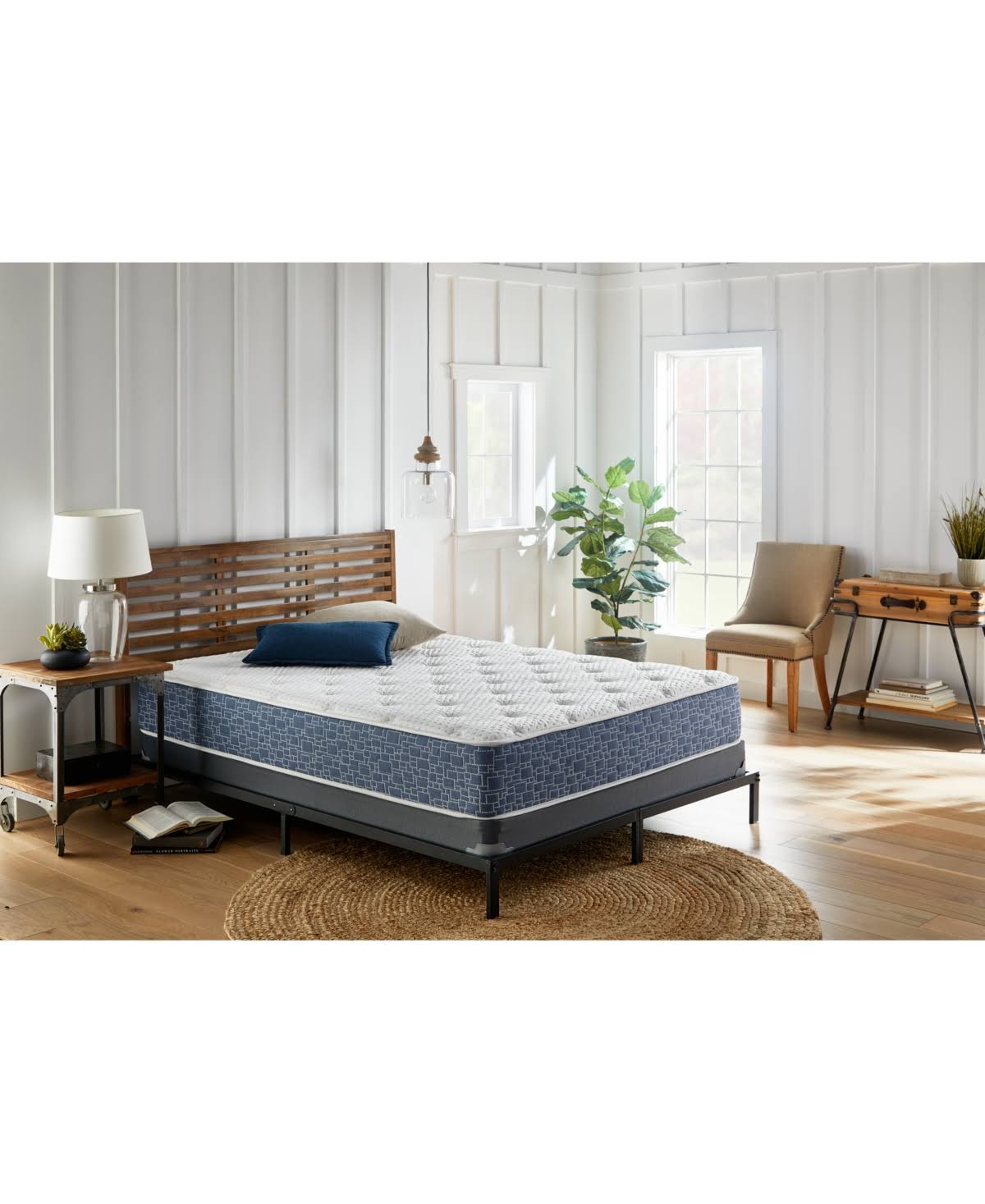 California King Hybrid Gel Memory Foam Spring Medium Firm Mattress J203288
